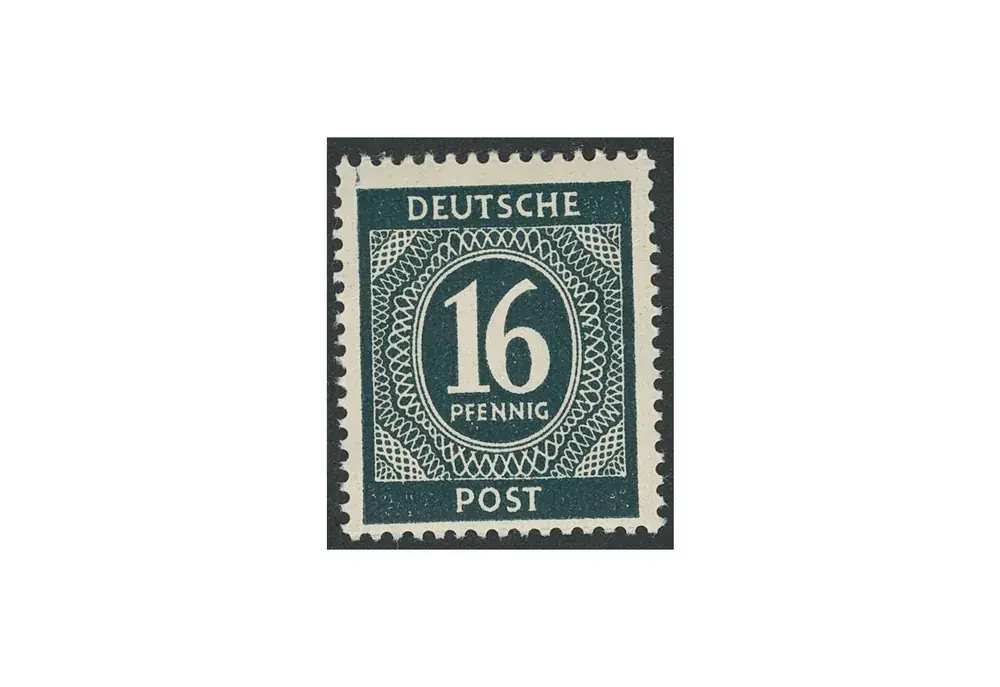 Neue Ware - Briefmarke Alliierte Besetzung Kontrollrat I 1946 Michel-Nr. 923 a postfrisch