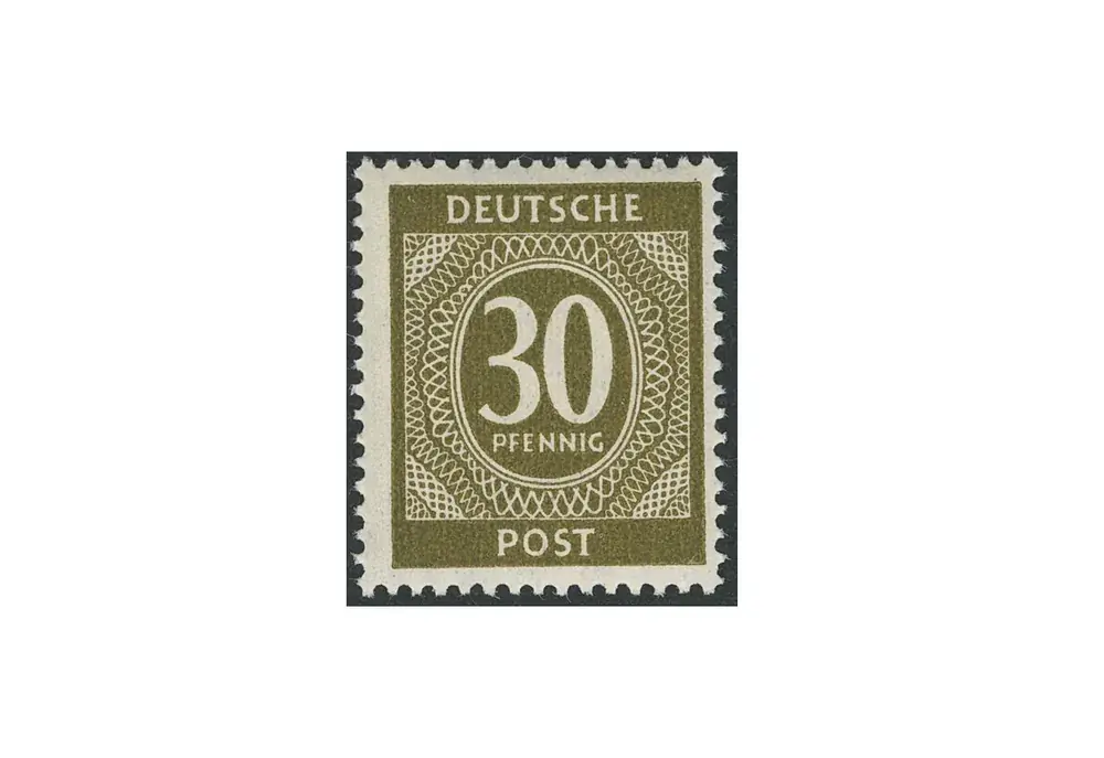 Briefmarke Alliierte Besetzung Kontrollrat I 1946 Michel-Nr. 928 c postfrisch | Sehr gut bewertet