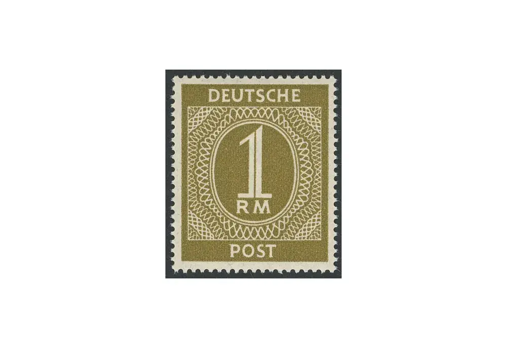 Briefmarke Alliierte Besetzung Kontrollrat I 1946 Michel-Nr. 937 c postfrisch | Wochenendangebot