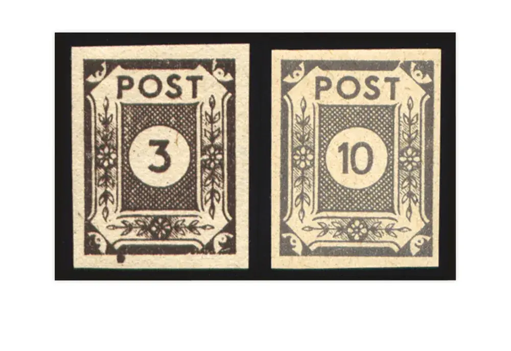 Sonderaktion - Briefmarken SBZ Mi.Nr. 51y/52y gestempelt geprüft