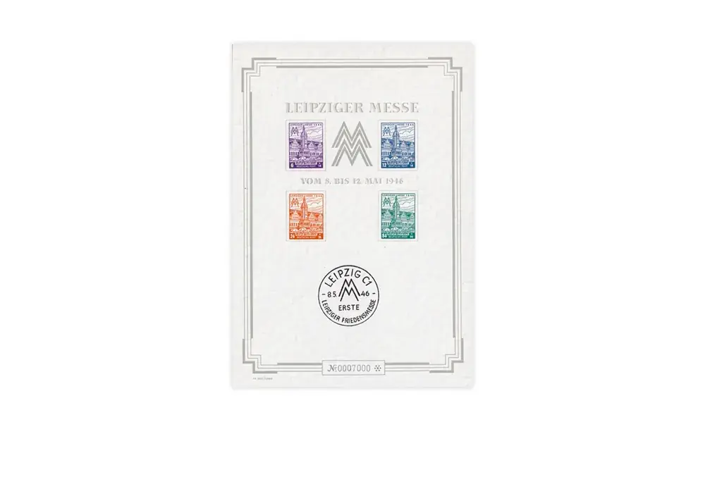Briefmarken „Leipziger Großblock“ SBZ Block 5 S X (*) | Nur heute