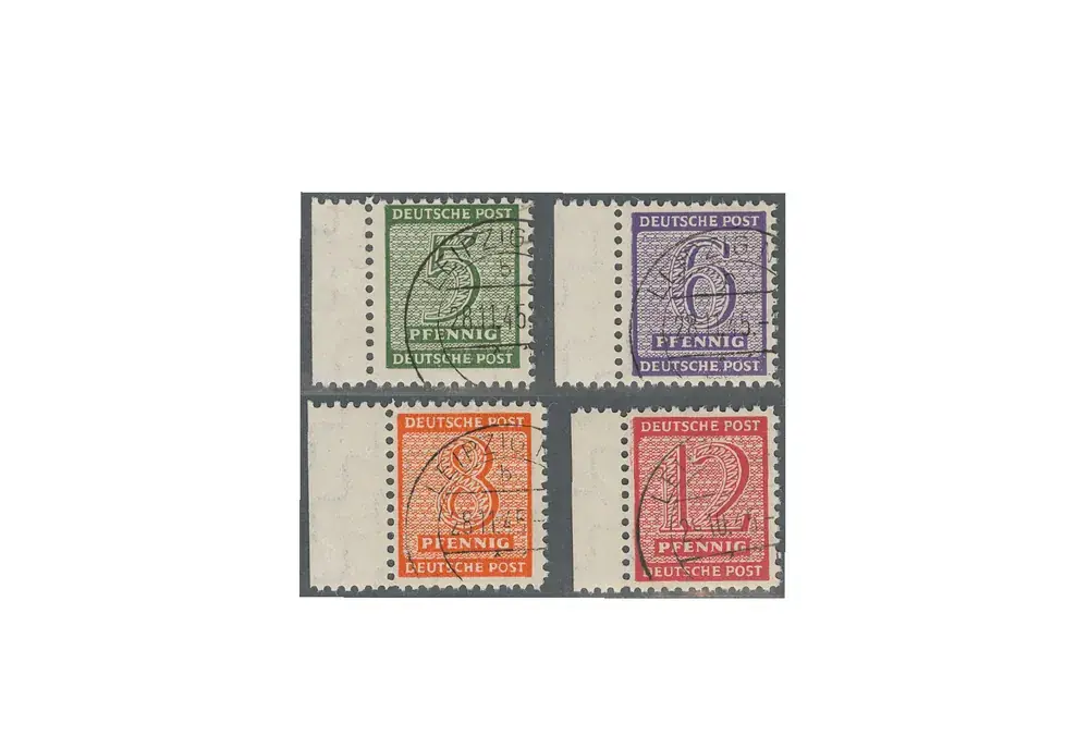Bewährte Qualität | SBZ Mi.Nr. 120 X/123X gestempelt