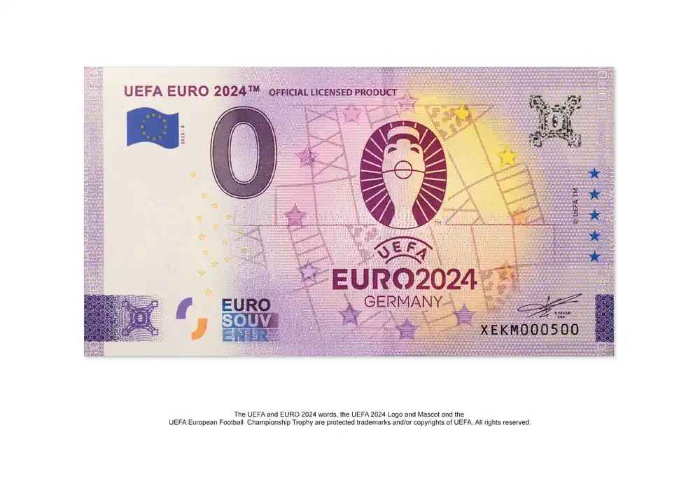 Neu | 0 Euro Banknote 2024 UEFA Official Emblem