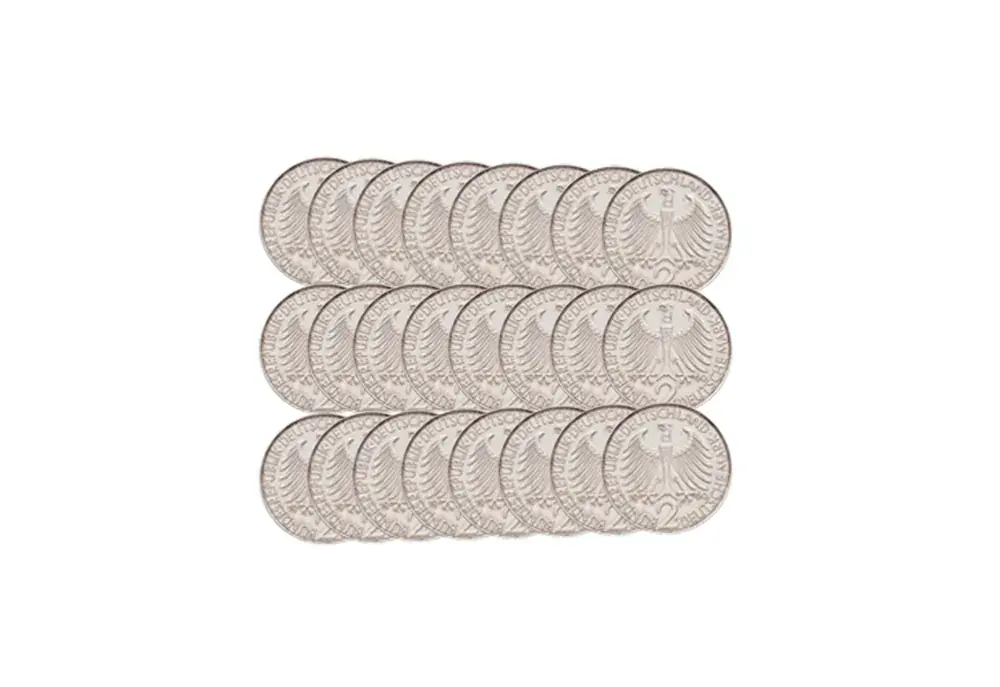 2 DM 1957-1971 BRD Max Planck 58er Set | Extra sparen