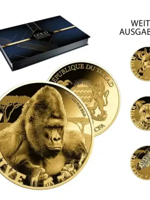 Goldmünzen-Kollektion „Big Five of Africa“ im Sammler-Service - Hochwertig