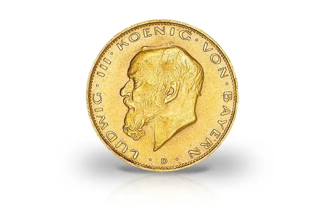 20 Mark Goldmünze 1914 Deutsches Kaiserreich Bayern König Ludwig III. Jaeger-Nr. 202 - Sofort bestellen
