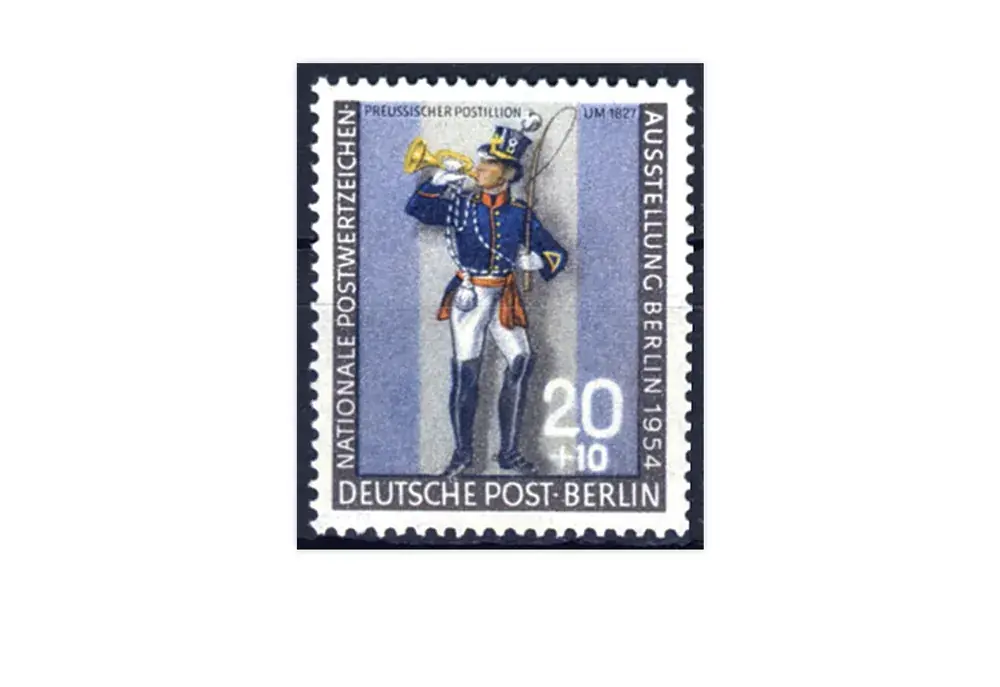 Berlin Preußischer Postillon 1954 Michel-Nr. 120 b postfrisch - Expresslieferung