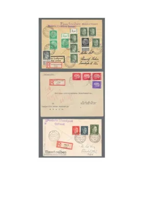 1 Einschreiben Dt. Dienstpost Ostland 1941/1943 | Sale