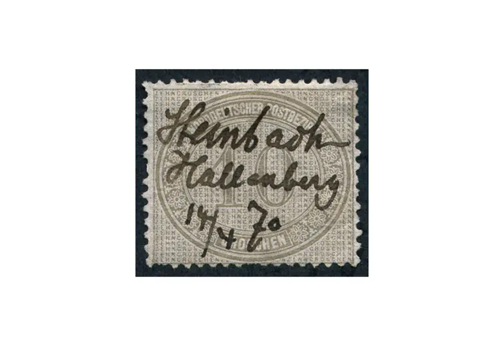 Briefmarke Altdeutschland Norddeutscher Bund Freimarke 1869 Michel-Nr. 25 gestempelt - Sehr gut bewertet