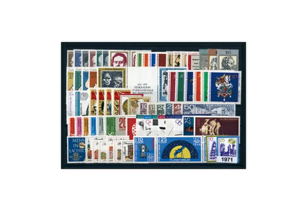 DDR Jahrgang 1971 gestempelt | Sicher einkaufen