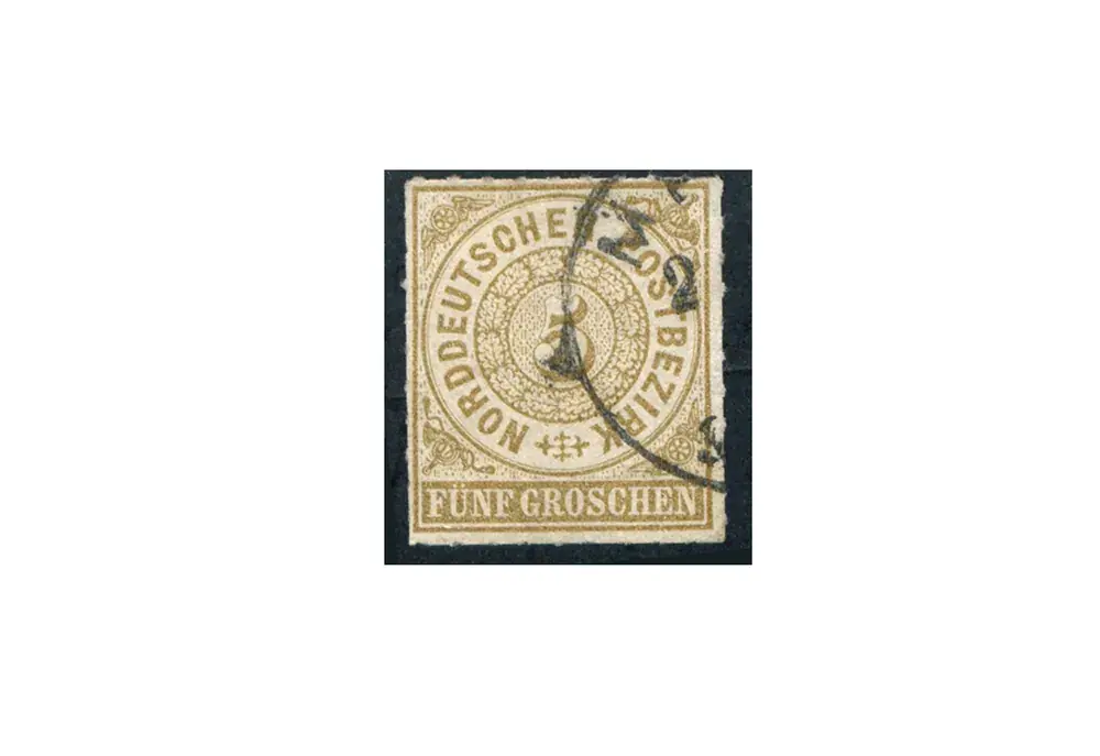 Profi-Qualität | Briefmarke Altdeutschland Norddeutscher Bund Freimarke 1868 Michel-Nr. 6 gestempelt