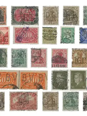 Deutsches Reich Firmenlochung 1872-1945 | Nur begrenzt verfügbar