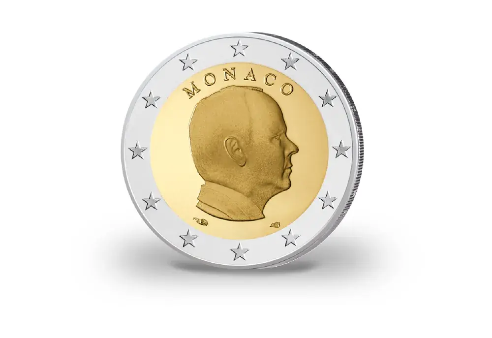 Nur diese Woche | Monaco 2 Euro Kursmünze Fürst Albert II. Jahrgang u. Wahl bfr.