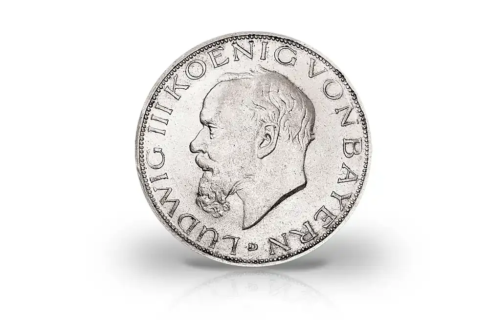 3 Mark 1914 Deutsches Kaiserreich Bayern König Ludwig III. Jaeger-Nr. 52 | Neuzugang