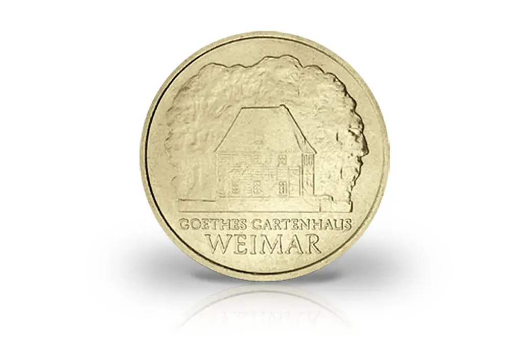 Aktionspreis - 5 Mark Gedenkmünze 1982 DDR Johann Wolfgang von Goethe Jaeger-Nr. 1585