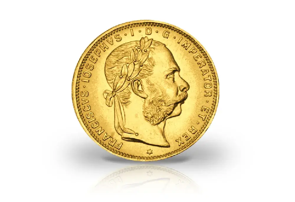 Mega-Angebot - 8 Florin/Gulden Goldmünze 1892 Österreich Franz Joseph I.