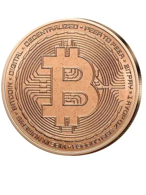 Neuzugang - 1 oz Kupfermedaille Bitcoin