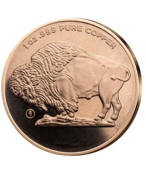 1 oz Kupfermedaille American Buffalo - Knallerpreis