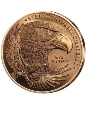 1 oz Kupfermedaille American Eagle – Strength, Freedom & Pride | Premium