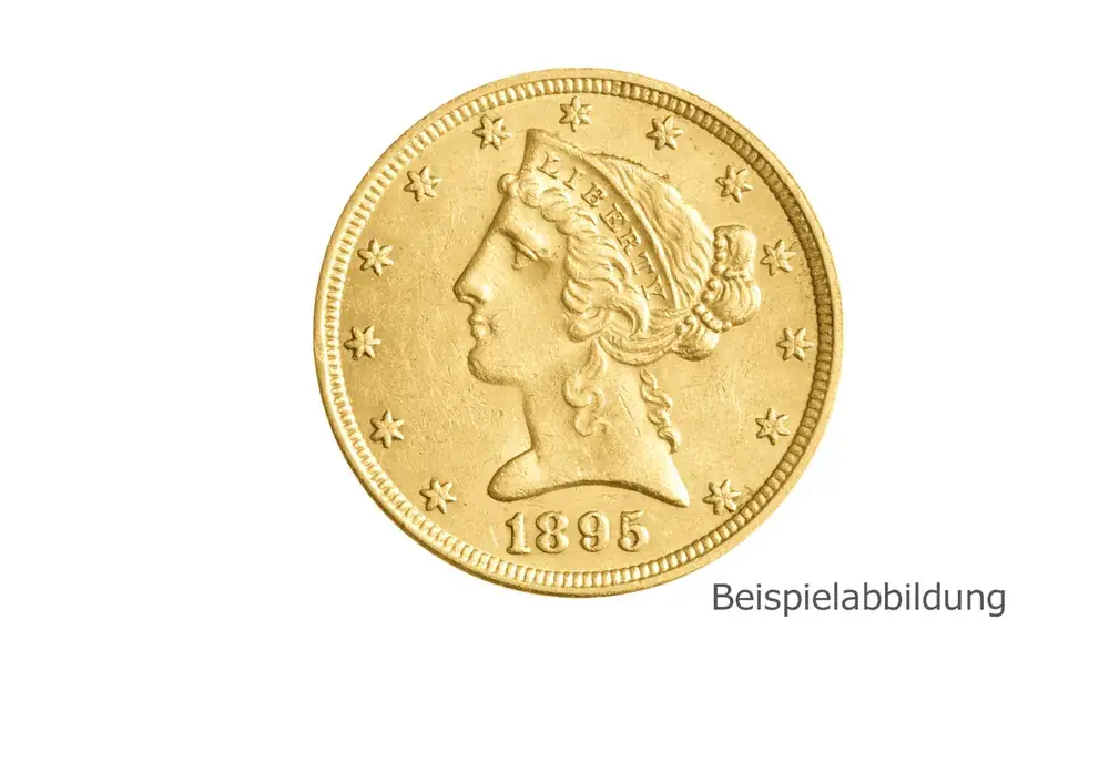 Mega-Angebot | Goldmünze USA 5 Dollar Liberty Head