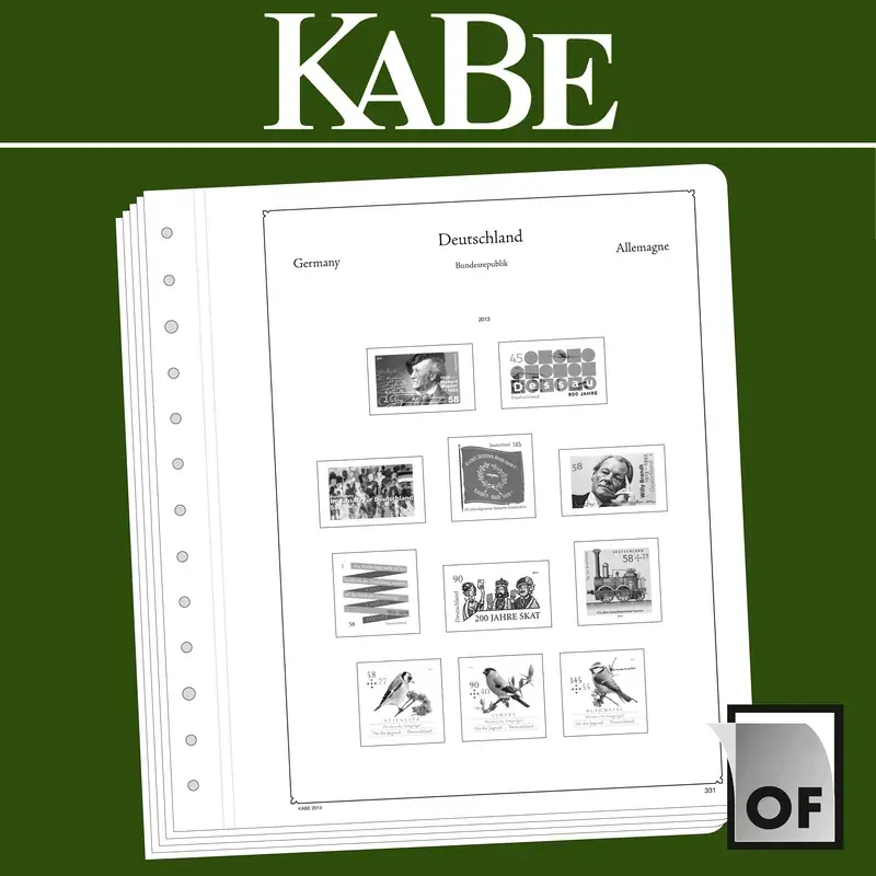 Jetzt kaufen - KABE OF-Vordruckblätter Bundesrepublik Deutschland 1949-1959