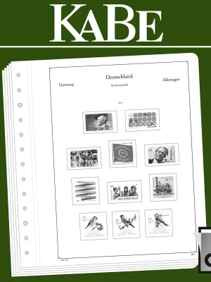 Sofort lieferbar - KABE OF-Vordruckblätter Bundesrepublik Deutschland 1985-1989