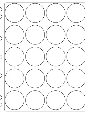 Münzhüllen ENCAP für 20 Münzen mit ø 40 – 41 mm | Geprüfte Qualität