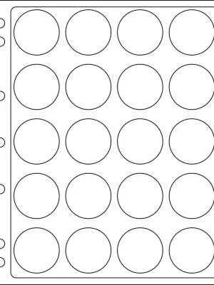 Bestellbar - Münzhüllen ENCAP für 20 Münzen mit ø 38 – 39 mm