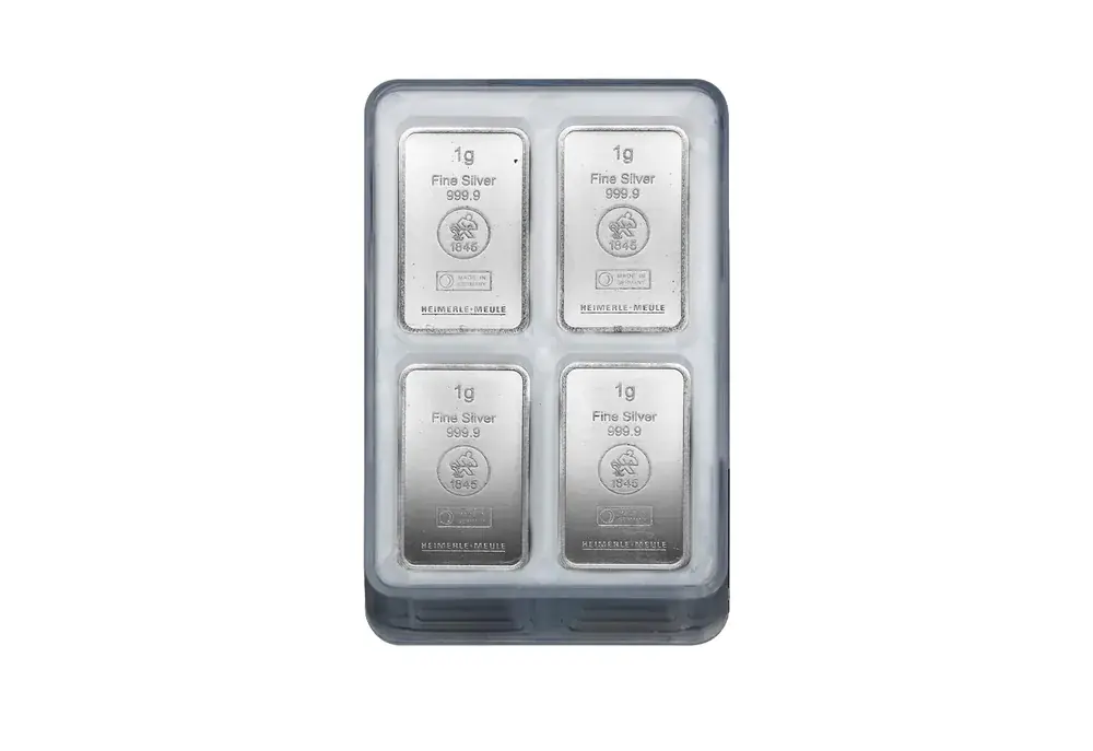 Nur diese Woche | 100x 1g Silberbarren in Unity Box