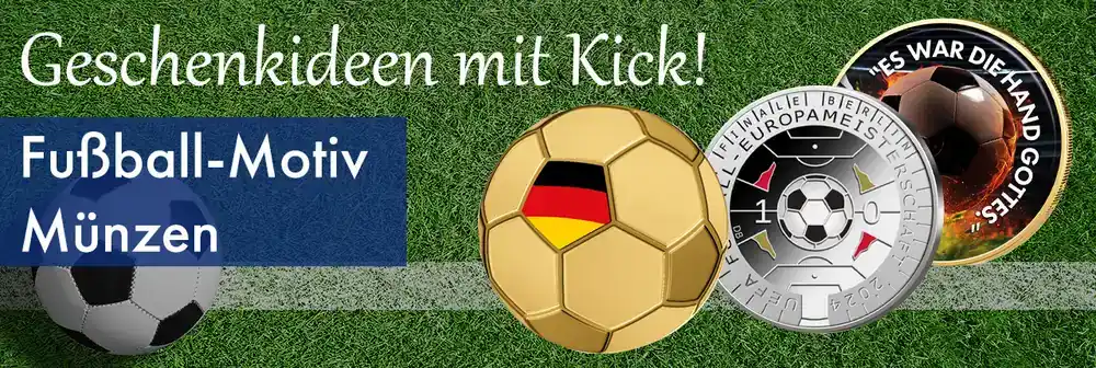Fußball Münzen & Noten – Geschenkideen - Schnell zugreifen