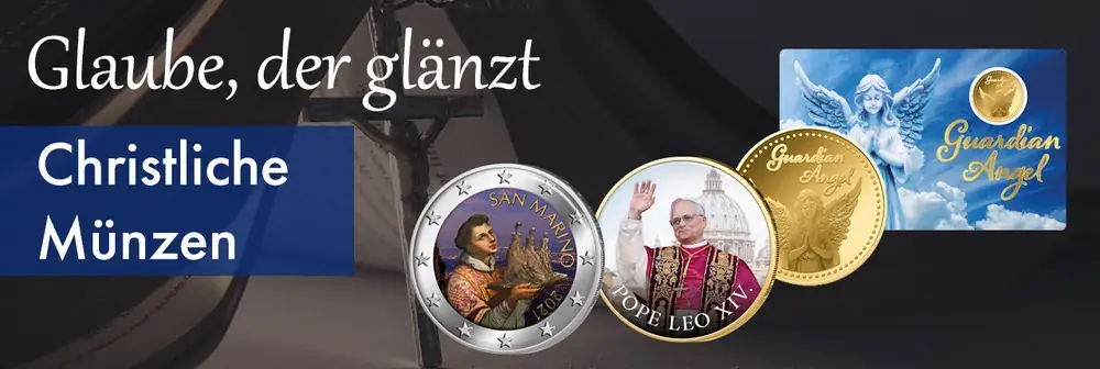 Neue Ware | Christliche Motive Münzen – Geschenkideen