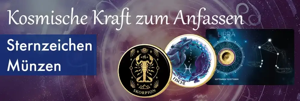 Auf Lager - Sternzeichen Münzen – Geschenkideen