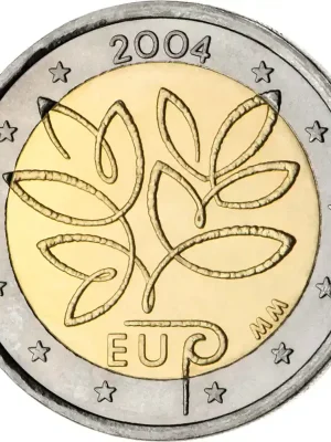 Sehr gut bewertet | 2 Euro Gedenkmünze Finnland 2004 bfr. – EU-Erweiterung