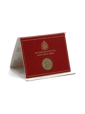 2 Euro Gedenkmünze Vatikan 2004 st – Petersdom – im Folder - Neu gelistet