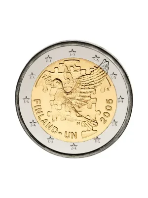 2 Euro Gedenkmünze Finnland 2005 bfr. – UNO | Kundenfavorit