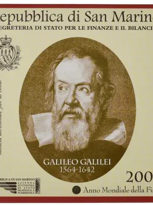 Aktionspreis | 2 Euro Gedenkmünze San Marino 2005 st – Galileo Galilei – im Blister