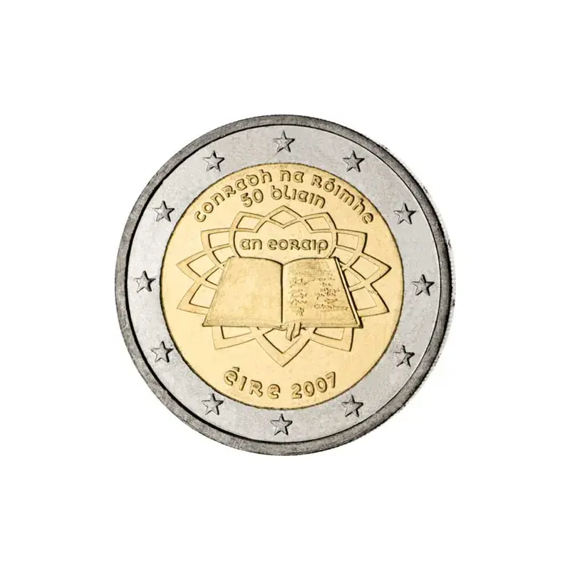 2 Euro Gedenkmünze Irland 2007 bfr. – Römische Verträge | Hochwertig