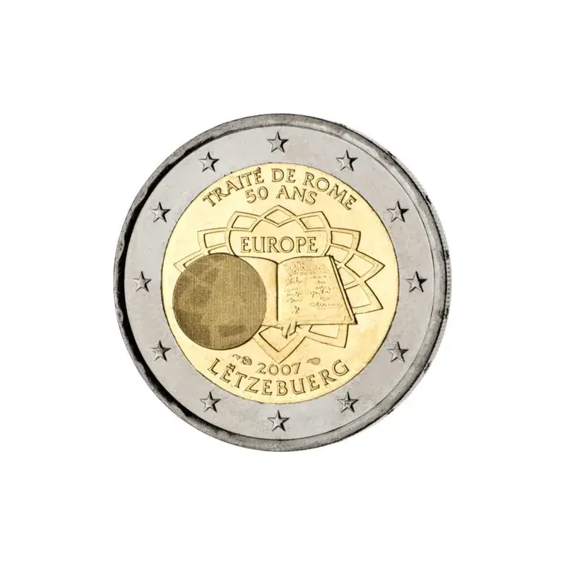 Bestpreis | 2 Euro Gedenkmünze Luxemburg 2007 bfr. – Römische Verträge
