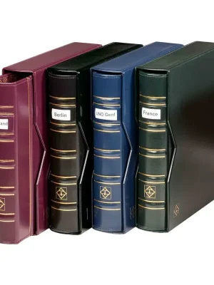 Ringbinder OPTIMA, Classic-Design SIGNUM, inkl. Schutzkassette, blau | Neu im Shop
