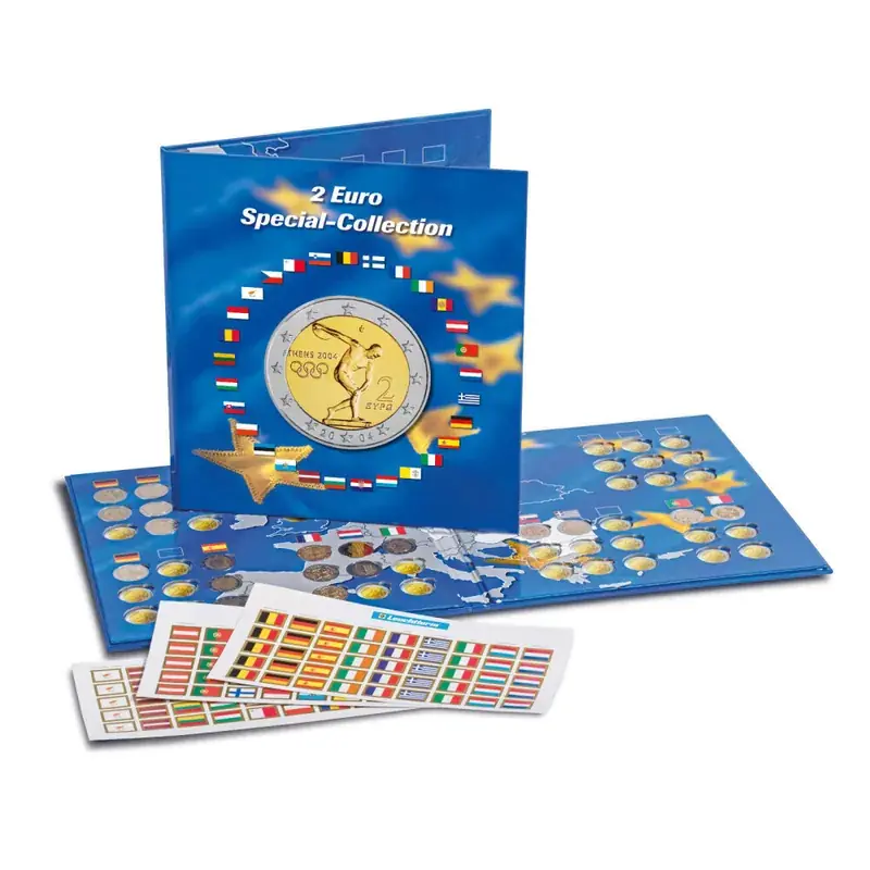 Herstellerpreis - Münzalbum PRESSO, Euro-Collection für 2-Euro-Münzen