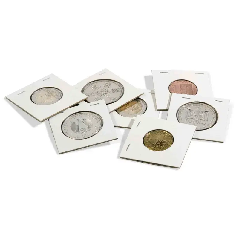 Neuheit - Münzrähmchen TACK 20 mm, zum Heften, 100er-Pack