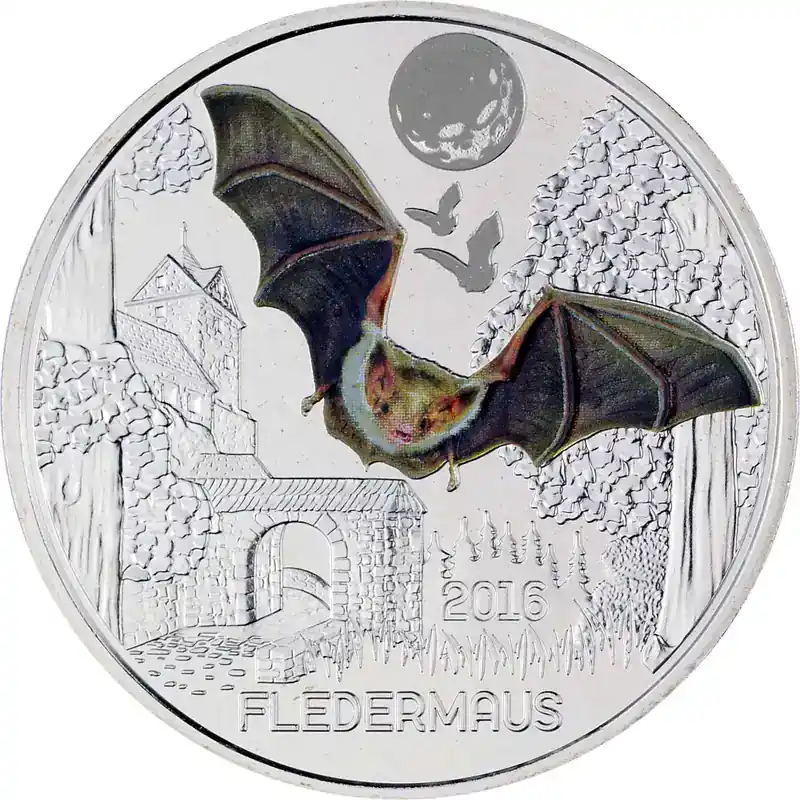 3 Euro Tier-Taler Österreich 2016 – Fledermaus | Nur wenige verfügbar