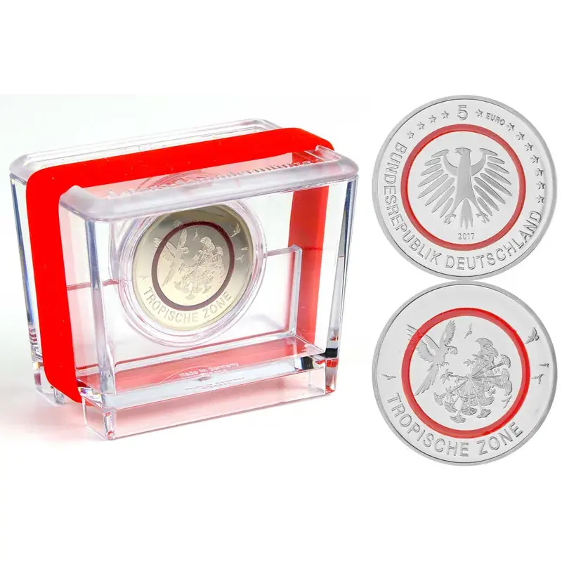 Schnelle Zustellung - 5 Euro Gedenkmünze Deutschland 2017 PP – Tropische Zone – D München