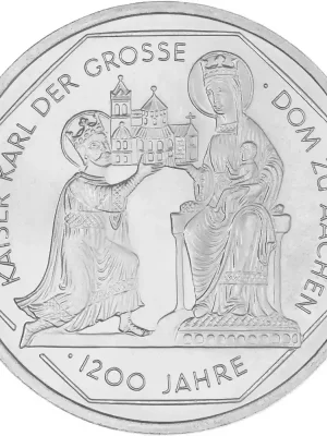10 DM Gedenkmünze 2000 PP – 1200 Jahre Aachener Dom/Karl der Große - Schnelle Lieferung