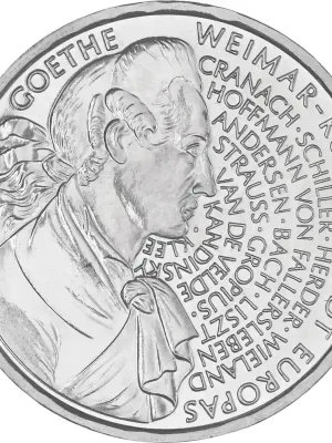 Endet bald | 10 DM Gedenkmünze 1999 PP – Weimar/Goethe