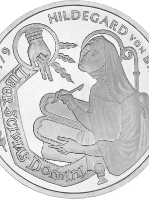 10 DM Gedenkmünze 1998 PP – 900. Geburtstag Hildegard von Bingen | Aktionspreis