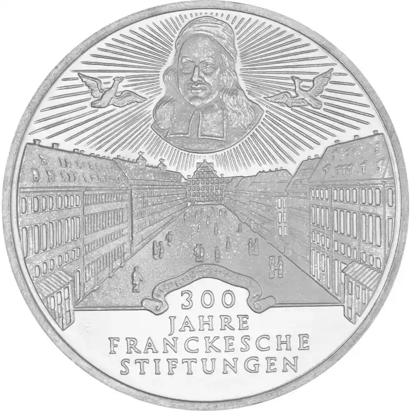 10 DM Gedenkmünze 1998 PP – 300 Jahre Franckesche Stiftungen - Bestseller