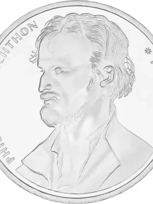 10 DM Gedenkmünze 1997 PP – 500. Geburtstag Philipp Melanchthon - Sehr gut bewertet
