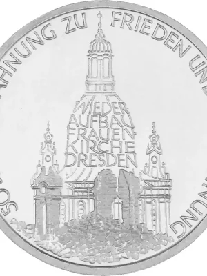 10 DM Gedenkmünze 1995 PP – Frauenkirche Dresden | Nur noch heute