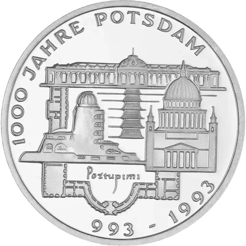 Premium | 10 DM Gedenkmünze 1993 PP – 1000 Jahre Potsdam
